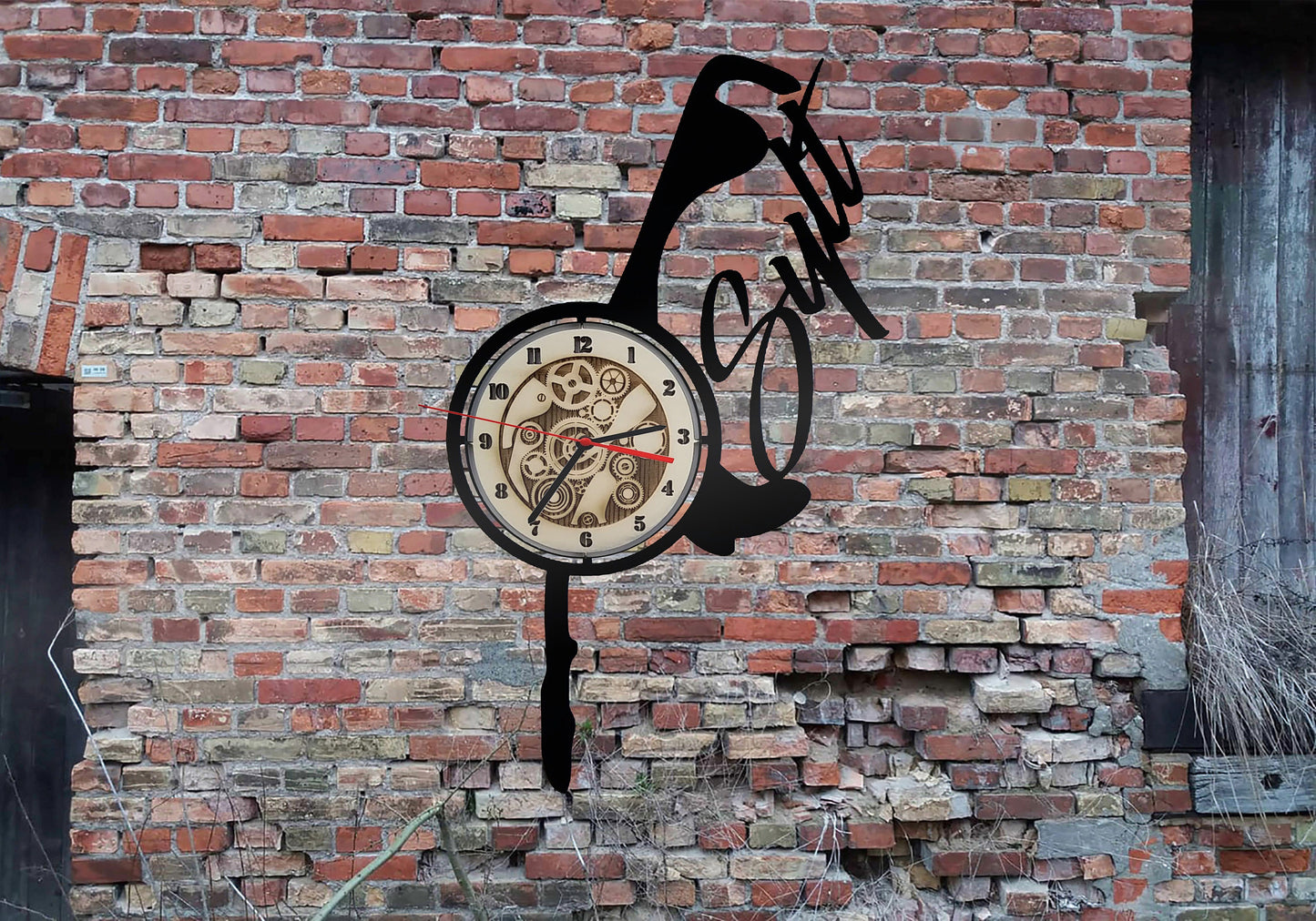 Uhr Wanduhr Bild Insel Skyline Sylt Nordsee Urlaub