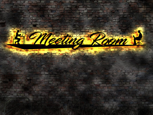LED Schild Leuchtreklame Meeting Room Conference