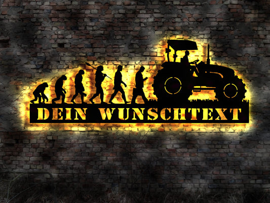 Bauer Bauernhof Landwirt Kühe Kuh Rinderzucht Traktor Ernte Buch Stall Aufkleber Schild Leuchtschild Wandsticker Leuchtbild Farm Traktorist