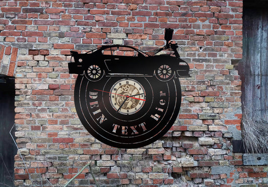 Uhr Wanduhr Uhrwerk Lackierer Auto Autolackierer Lackiererei Buch Lackierpistole Werbung Leuchtschild  Lackiercenter Lackierbetrieb Autolack