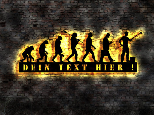 Maler Handwerk Zunft Zeichen Schild Aufkleber Werbung Leiter Pinsel Farbrolle LED Wandbild Neon sign Pinselset Pinsel Farben Geschenk