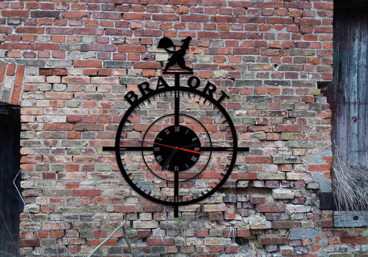 Uhr Wanduhr Bratort - Küche Grill  Kitchen no Outdoor Schild Herd Aufkleber Bowlingcenter Wandtattoo Blechschild Küchenschild