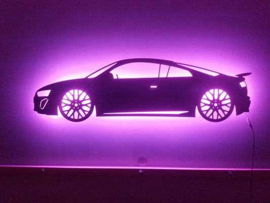 Dein Pkw Modell als LED Wandbild Auto  - JEDES Fahrzeug ist möglich ! Oldtimer Youngtimer Tuning  Männergeschenke Erlebnisgeschenke