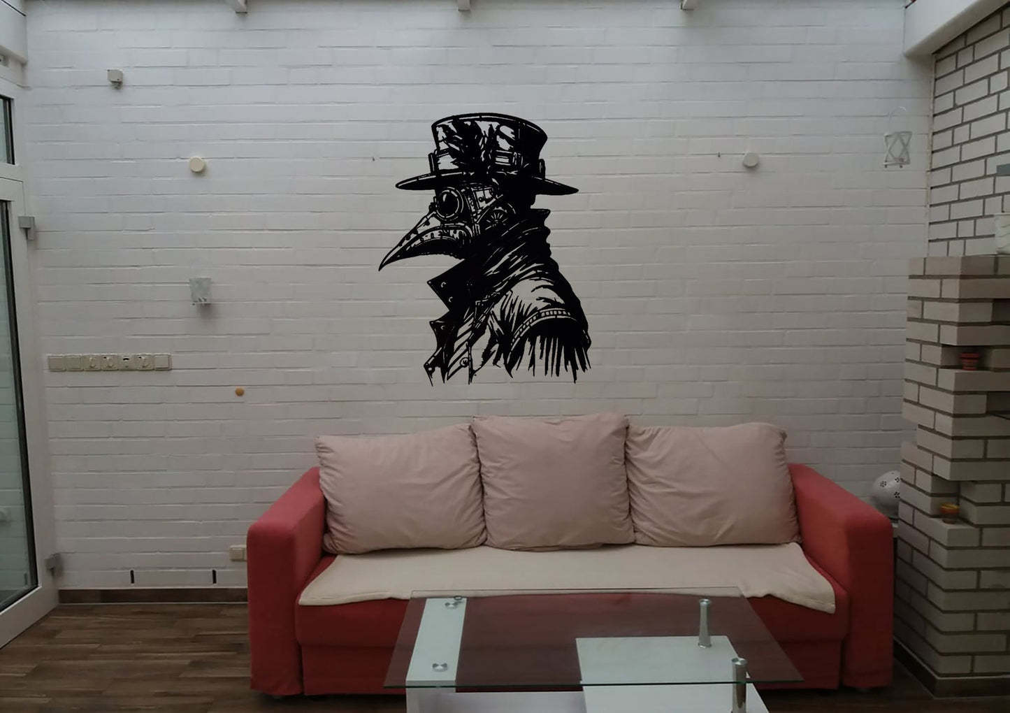 Steampunk Steam Punk Maske Bild Deko Bär Kunst Gothic Wandschmuck Flagge sign Wandtattoo Bild Schild Wanddeko Aufkleber Bild