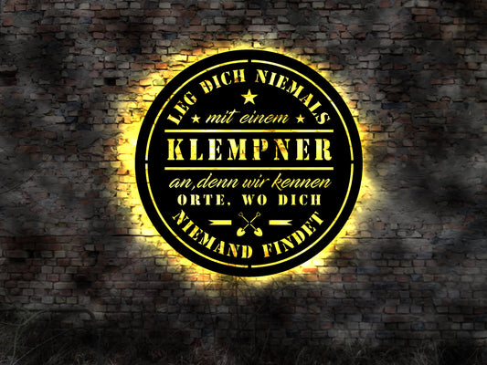 Klempner Bauklempner Zange Werkzeug Aufkleber Auto Dachdecker Buch T-shirt Deko Poster Bild Plakat LED Wandbild