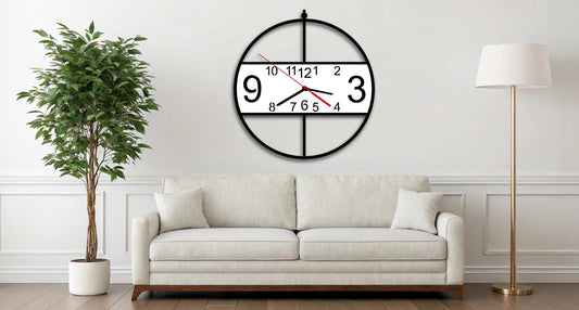 Ausgefallene grosse  moderne Wanduhr Wohnzimmer Küche leise Uhr ohne Tickgeräusche einzigartige , runde Wanduhr  Holz Wanduhre Wand-Uhr